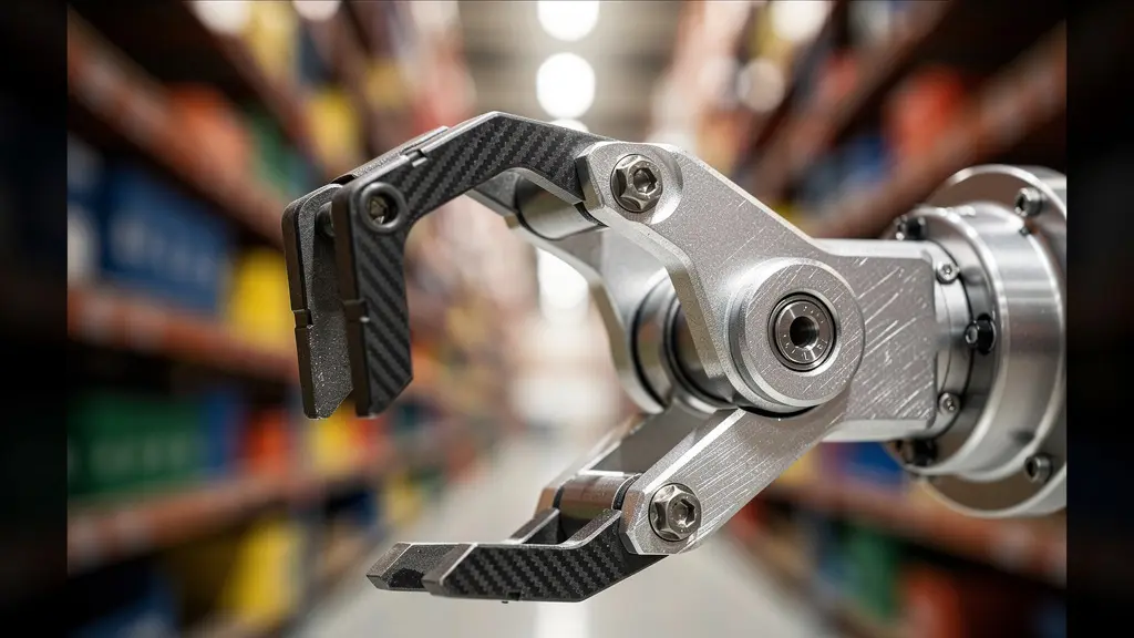 Nahaufnahme eines AutoStore-Robotersystems in Aktion in einem Schweizer Lager