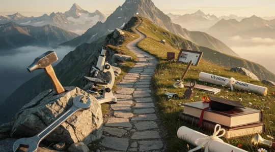 Jugendliche am Scheideweg zwischen Berufslehre und Gymnasium in der Schweiz