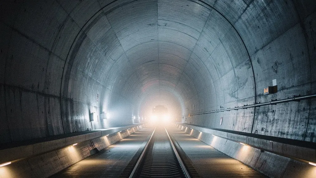 Moderne Güterzüge durchqueren den Gotthard-Basistunnel als Symbol der Schweizer Verlagerungspolitik
