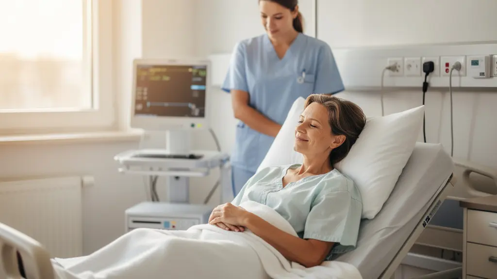 Vergleich zwischen Privat- und Allgemeinzimmer im Schweizer Spital