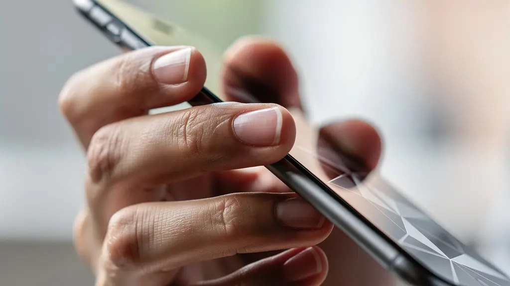 Person prüft Verfügbarkeit von Spartageskarten auf Smartphone